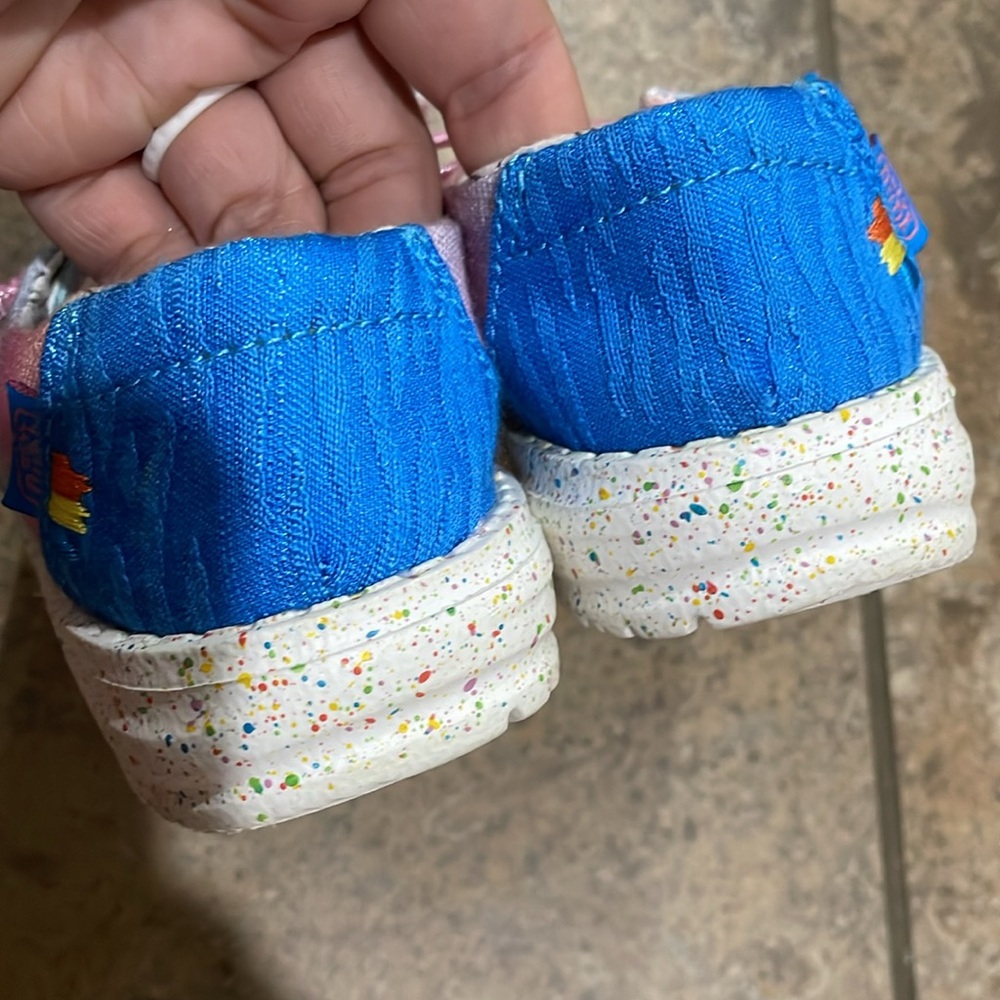 Hey Dude Kids' Colorful Canvas Sneakers - Picture 4 of 7